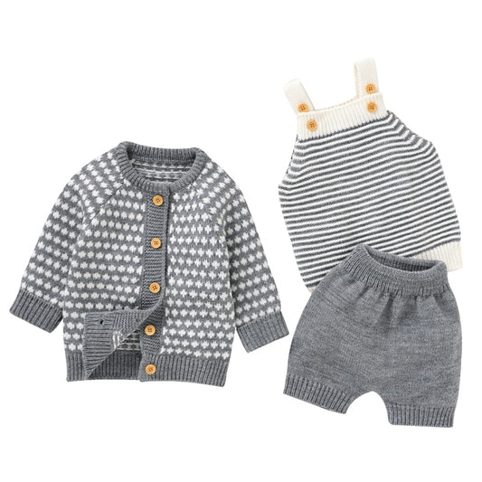 Ensemble en maille pour bébé garçon