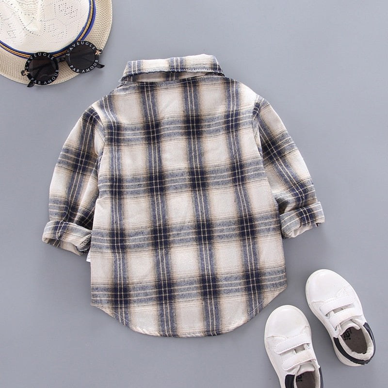 Chemise à carreaux pour bébé garçon