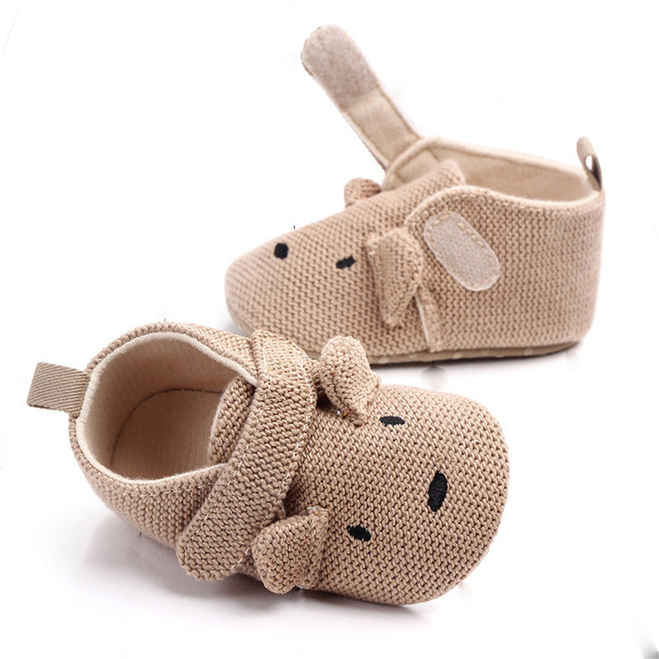 Chaussons beige bébé garçon