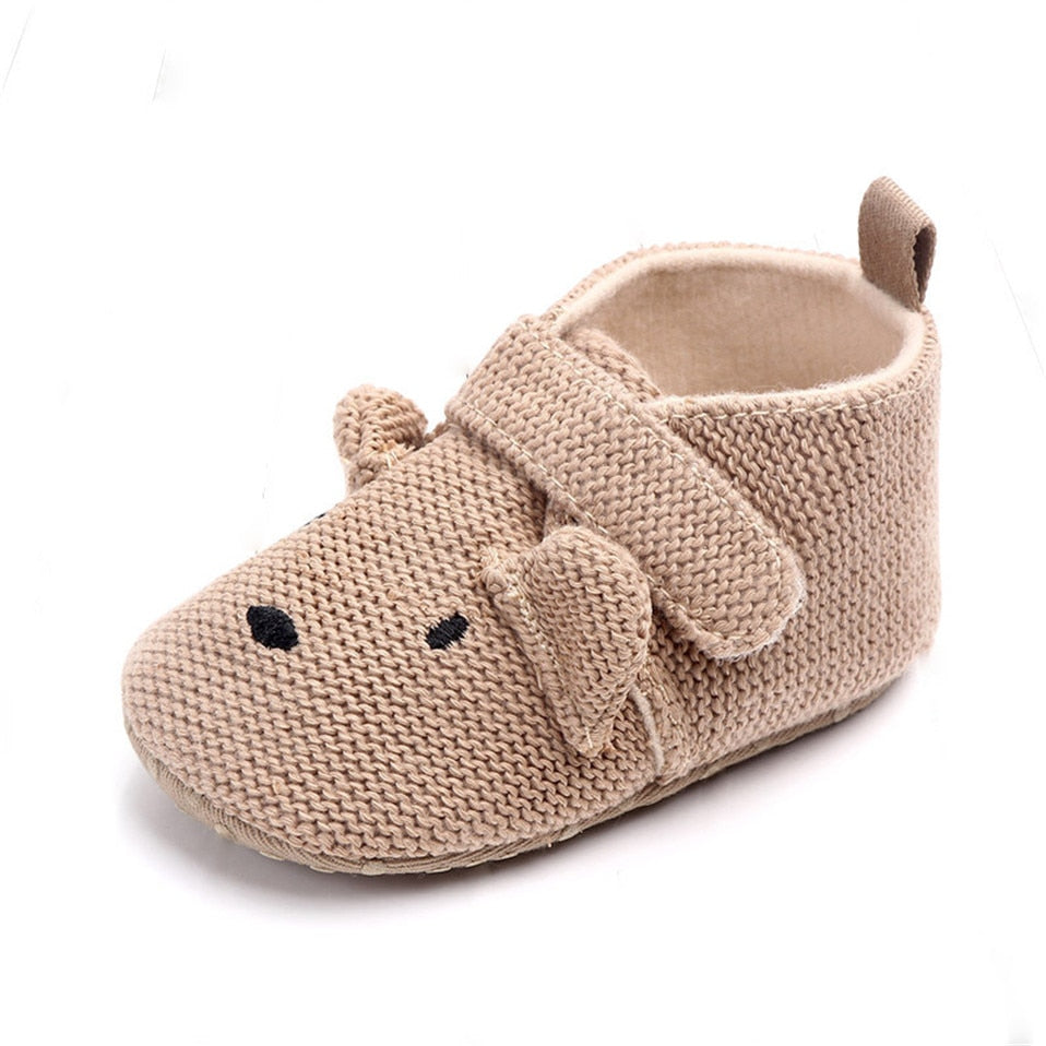 Chaussons beige bébé garçon