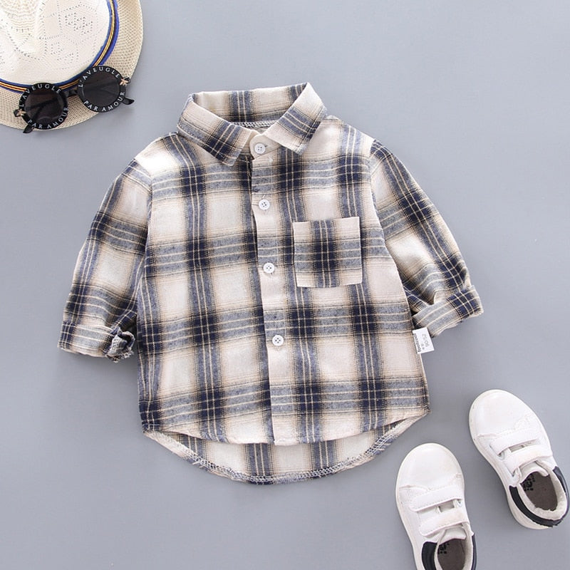 Chemise à carreaux pour bébé garçon