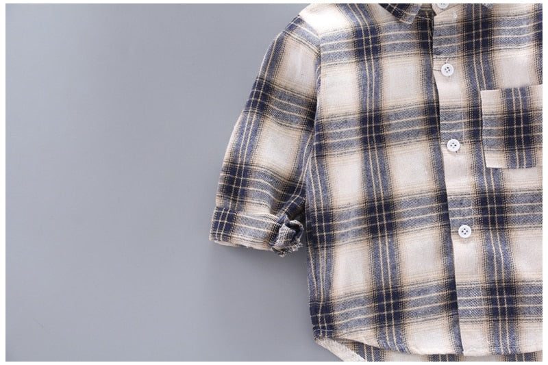 Chemise à carreaux pour bébé garçon