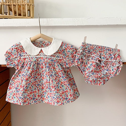 Ensemble fleuri d'été pour bébé fille 